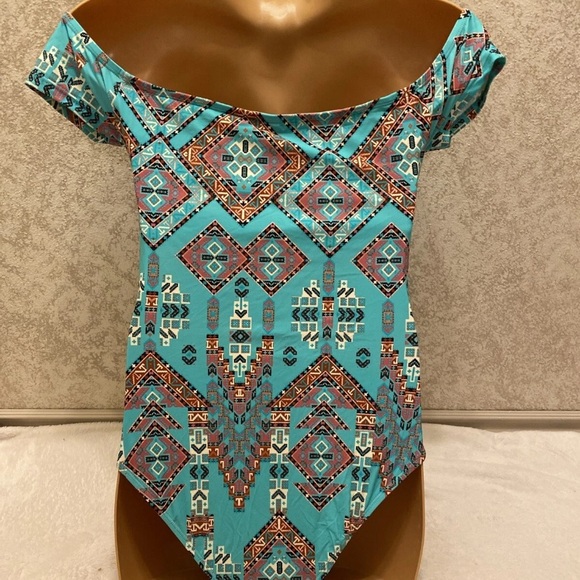Mae Tribal Aztec Multicolor One Piece - Picture 7 of 14